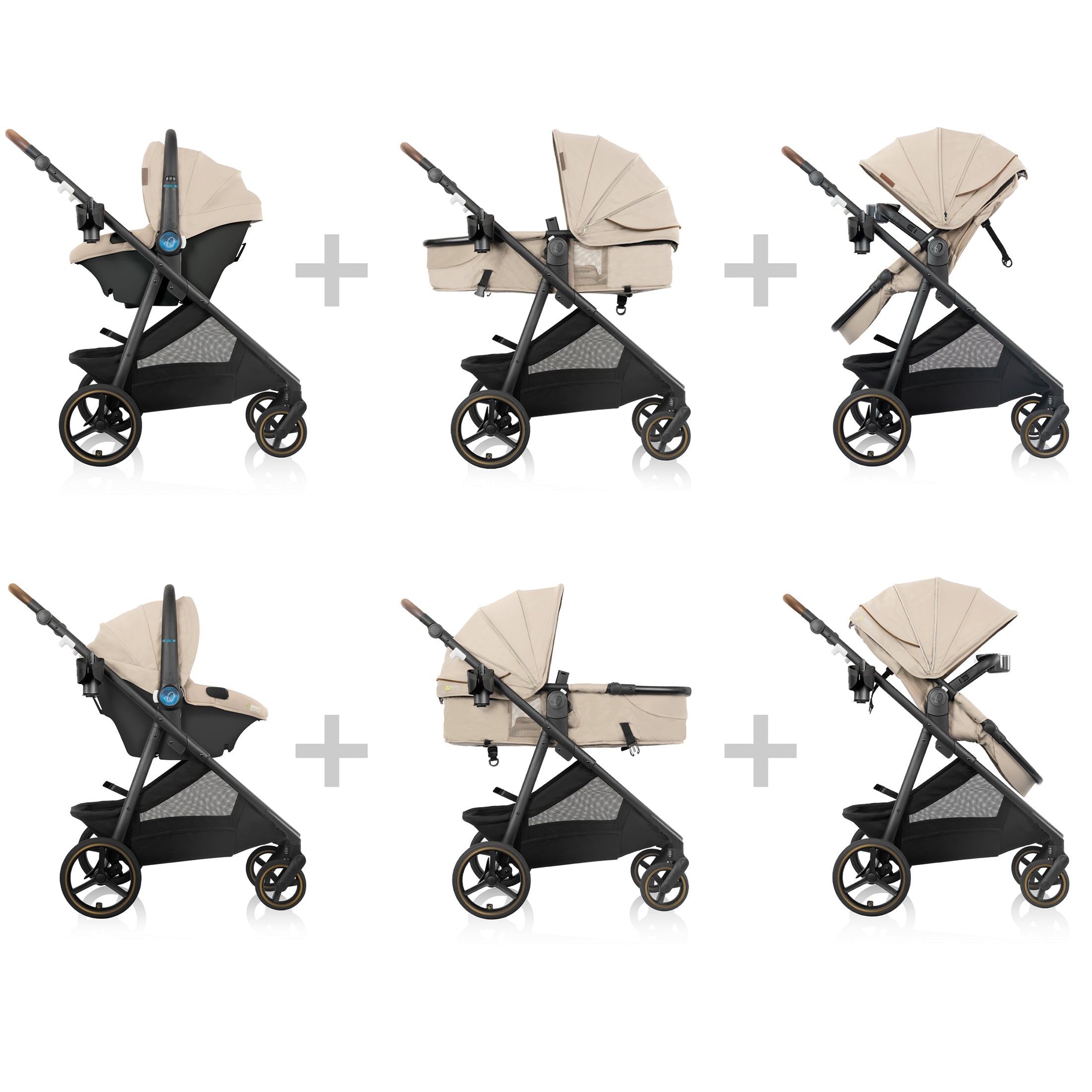 Build your own custom Travel System! Shyft Intuiti+ Travertine & Revolve180 Litemax NXT w/ SensorySoothe